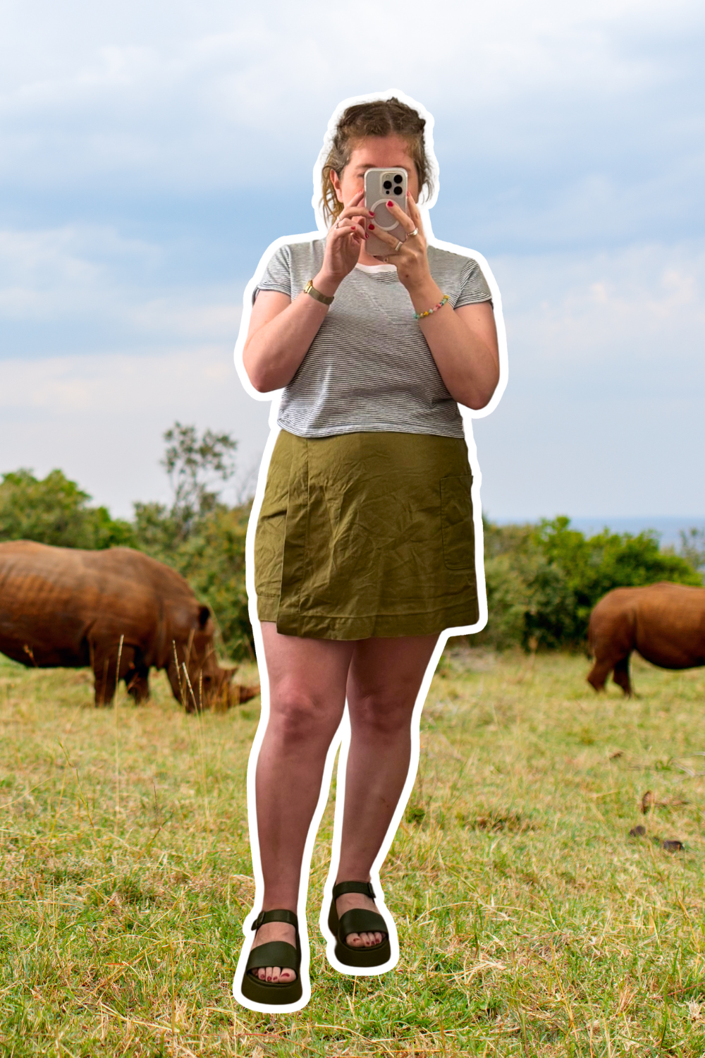 Combinando una falda pantalón para el verano